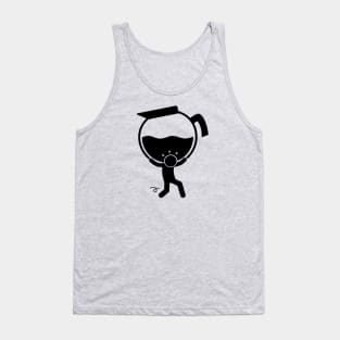 Say It With Stick Figure - Preparing Coffee Tank Top